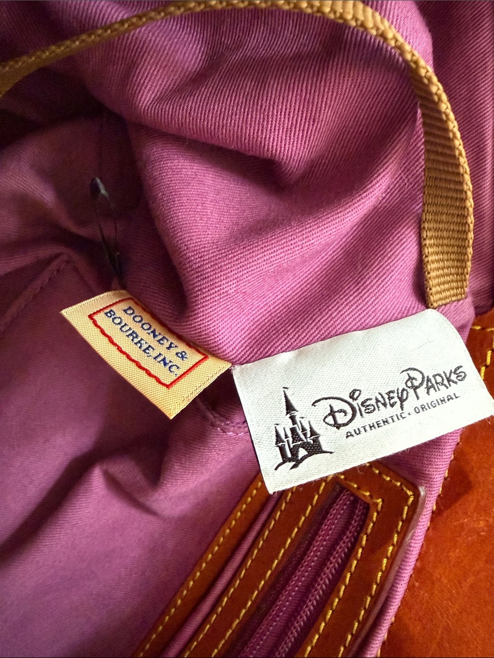Dooney & Bourke Disney Parks Beauty & the Beast Dream Big Princess Leather Tote - Picture 9 of 16